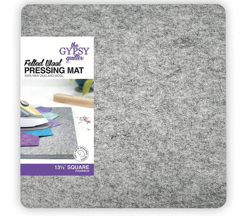 13.5 x 13.5 Wool Ironing Mat - Authentic 100% New Zealand Wool Pressing Pad  Perfect for Quilting and More!