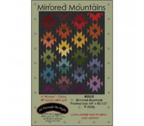 Fabric - Woolies Mirrored Mountain Pattern