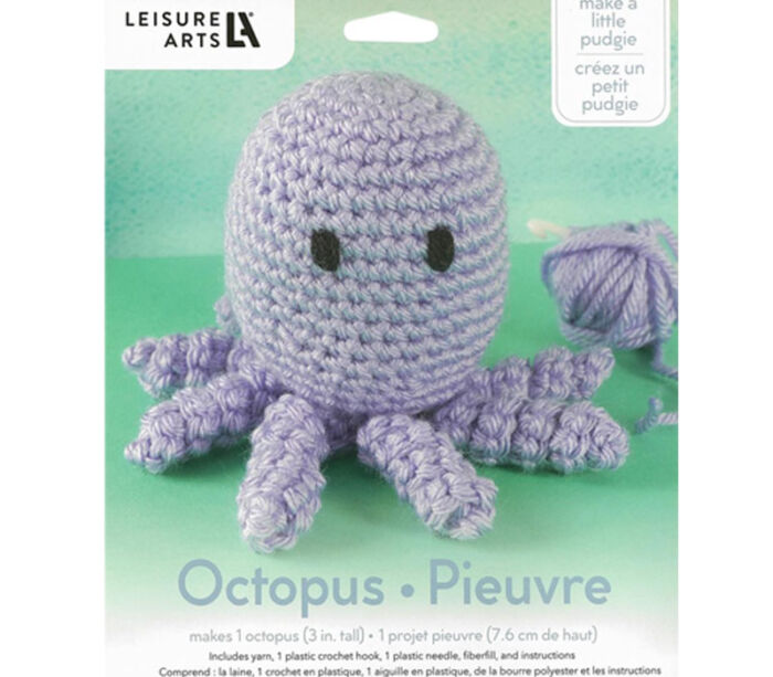 Mini Maker Pudgie Octopus Crochet Kit #57014