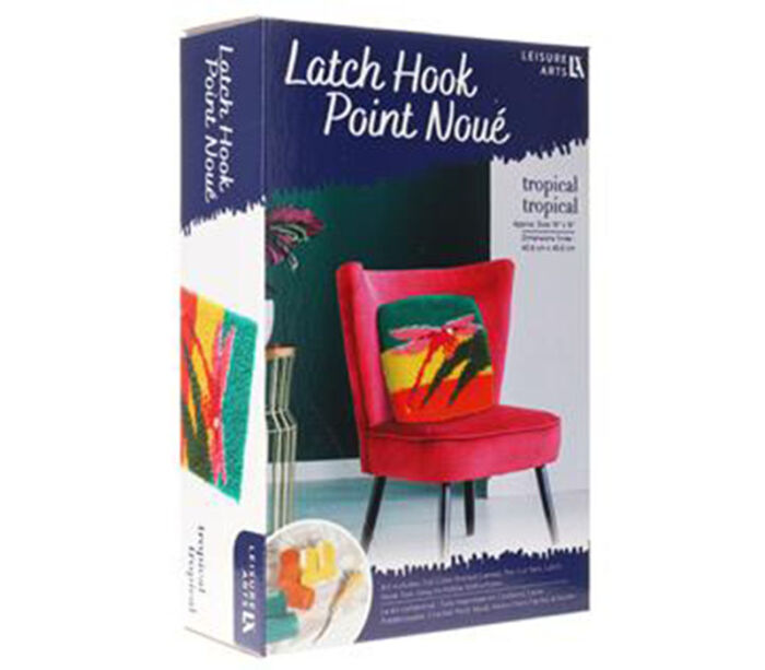 Leisure Arts Latch Hook Kit - Tropical