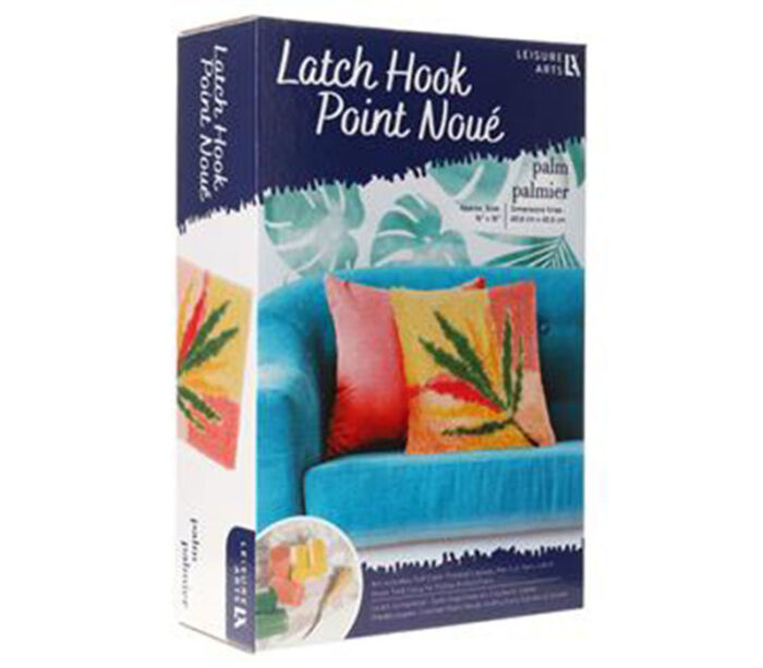 Leisure Arts Latch Hook Kit - Palm Leaf