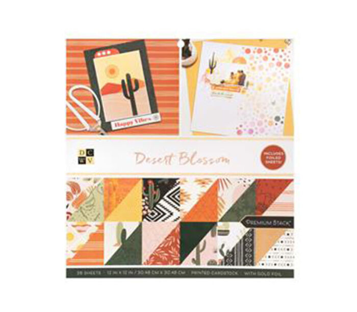 Die Cuts with a  View Paper Stack - Desert Blossom