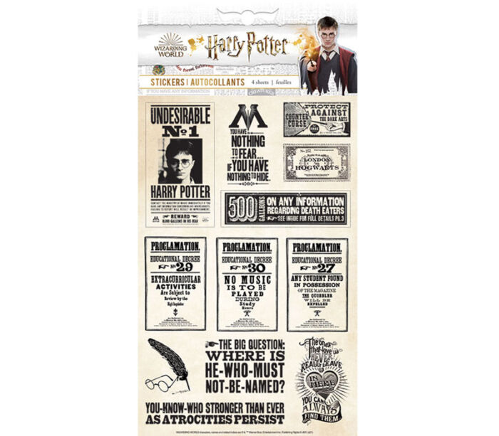Paper House Productions Stickers - Harry Potter Collection Papers and Proclamations