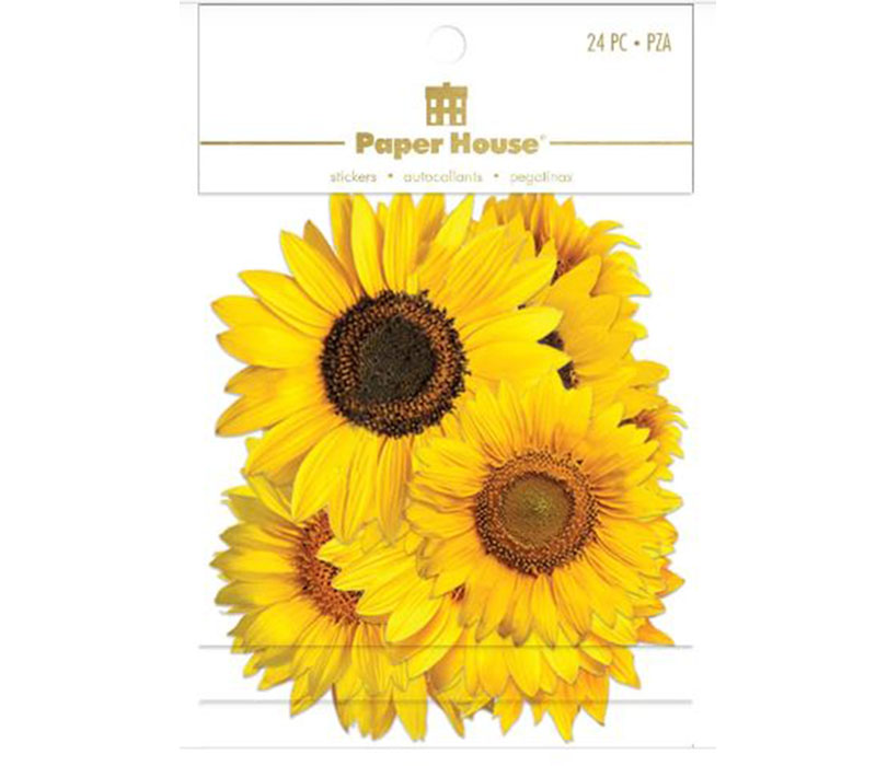 Paper House Productions Die Cut Sticker Pack - Sunflowers