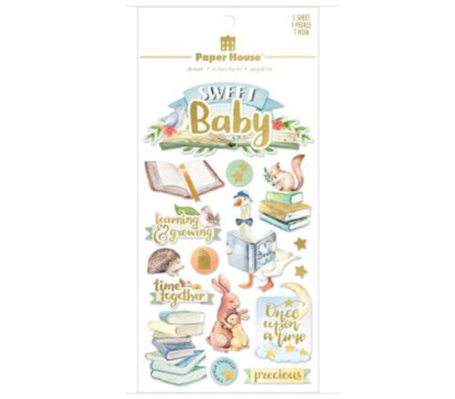Paper House Product 3-D Stickers - Sweet Baby
