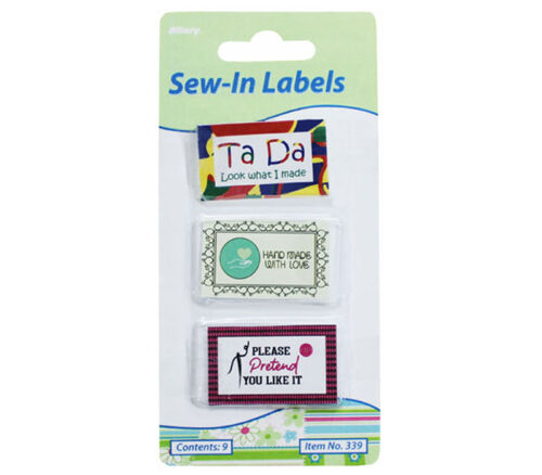 Sew in Labels - 9 count