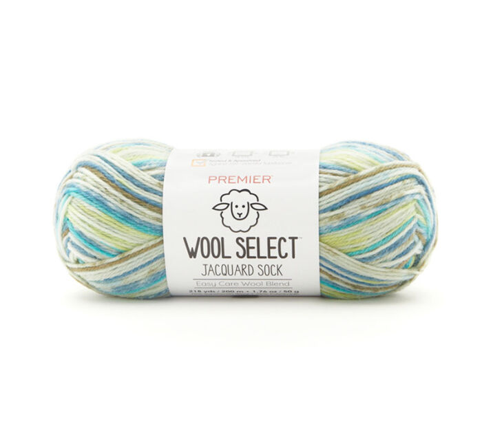 Wool Select Jacquard Sock Rainforest 1.75oz 2091-07