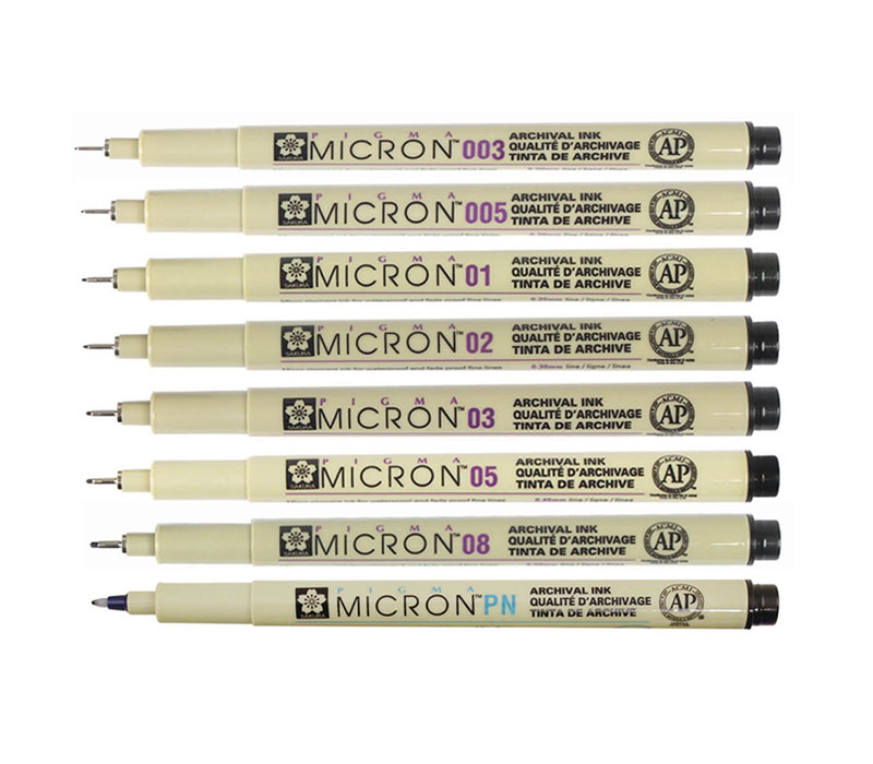 Pigma Micron Pens - 005 (view colors)