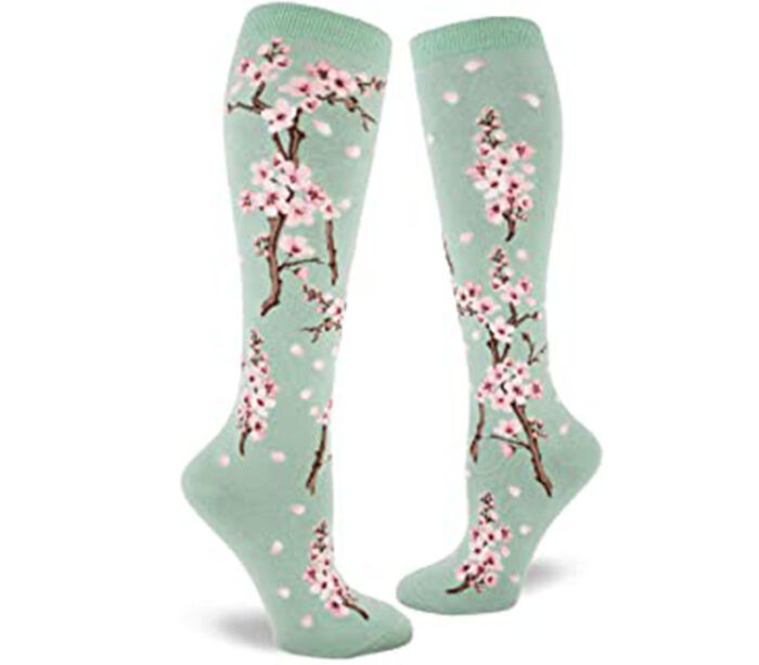 ModSocks Socks - Cherry Blossom - Woman's Size 6-10