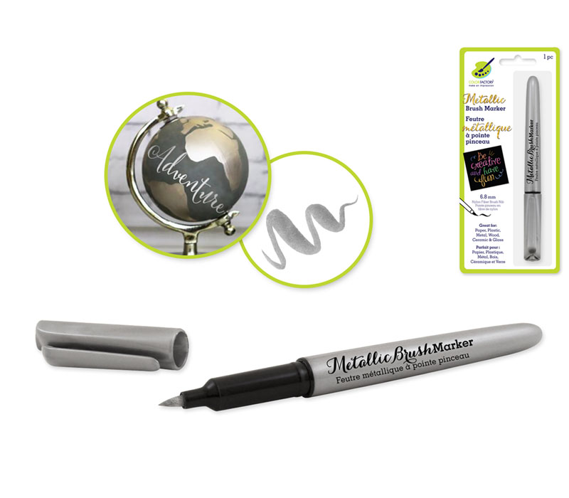 MultiCraft Brush Marker - Silver