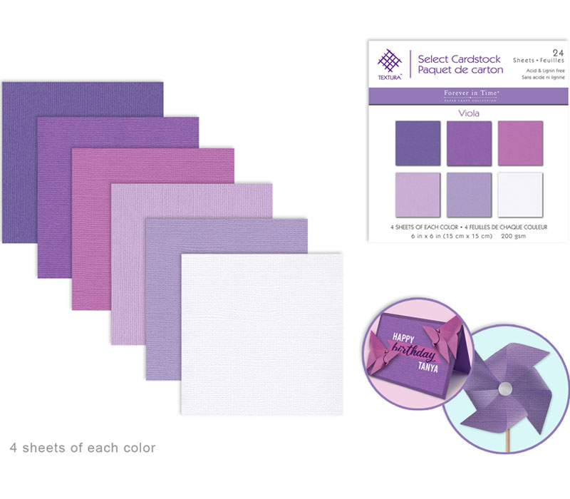 MultiCraft Textura Select Paper Packs - Viola