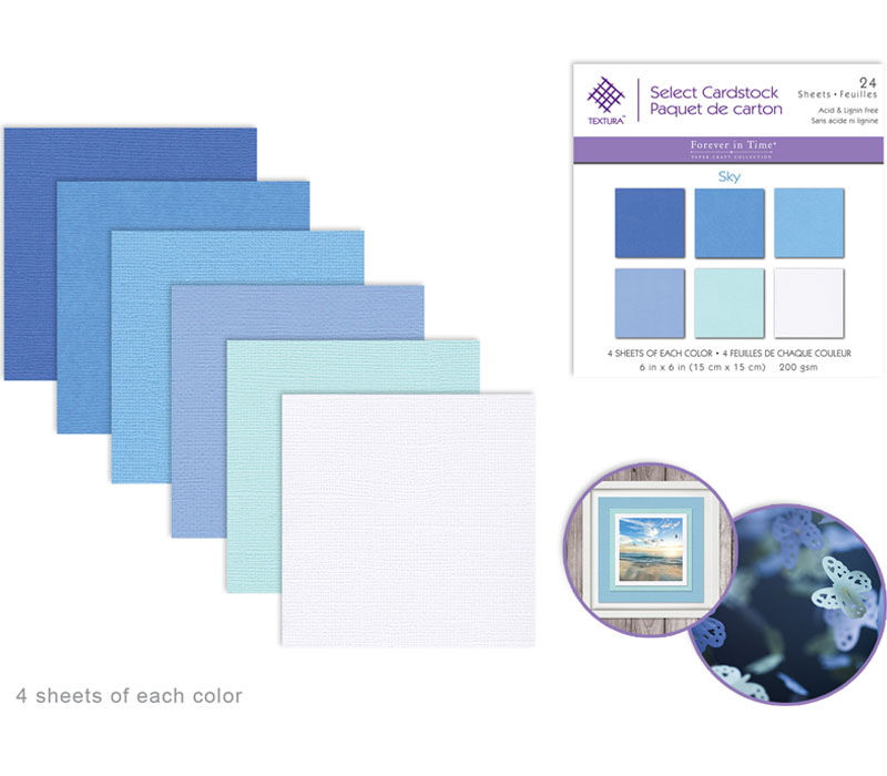MultiCraft Textura Select Paper Packs - Sky