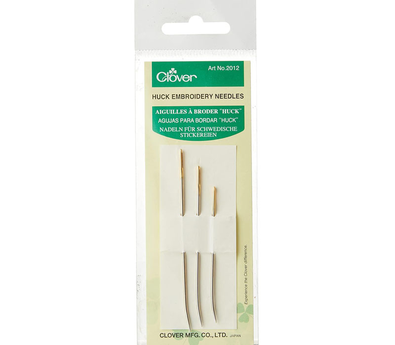 Clover Goldeye Huck Embroidery Needle Set - 3 Piece