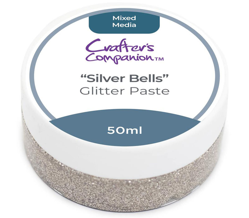 Crafters Companion Glitter Paste - Silver Bells