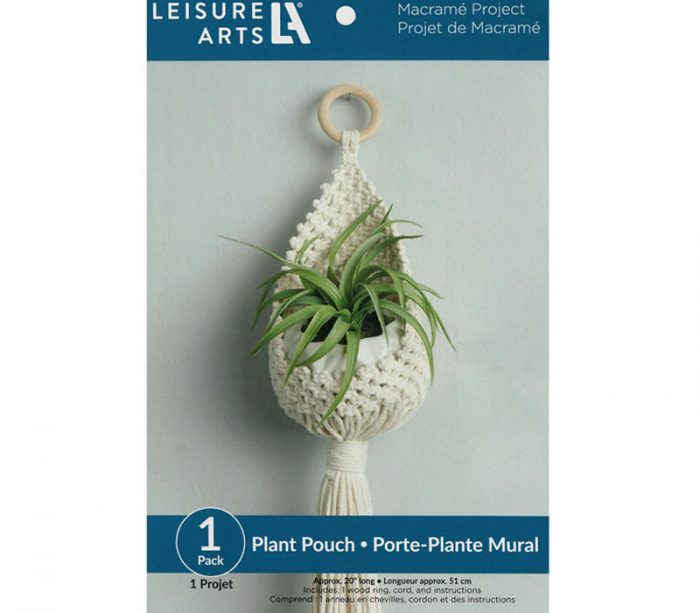 Leisure Arts Macrame Kit - Plant Pouch