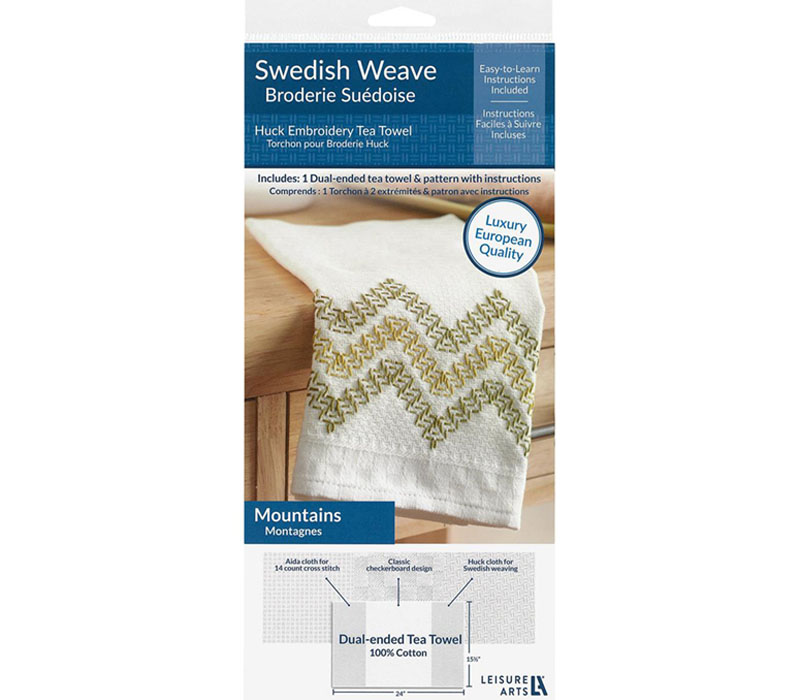 Leisure Arts Swedish Weave Kit - Mountains