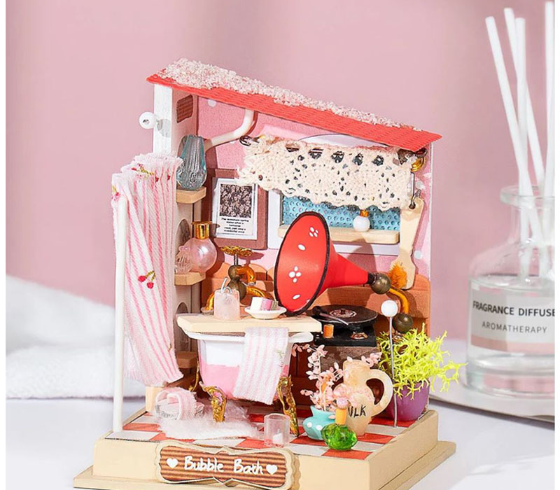 Robotime Rolife DIY Miniature Wooden Dollhouse Craft Mother's Day