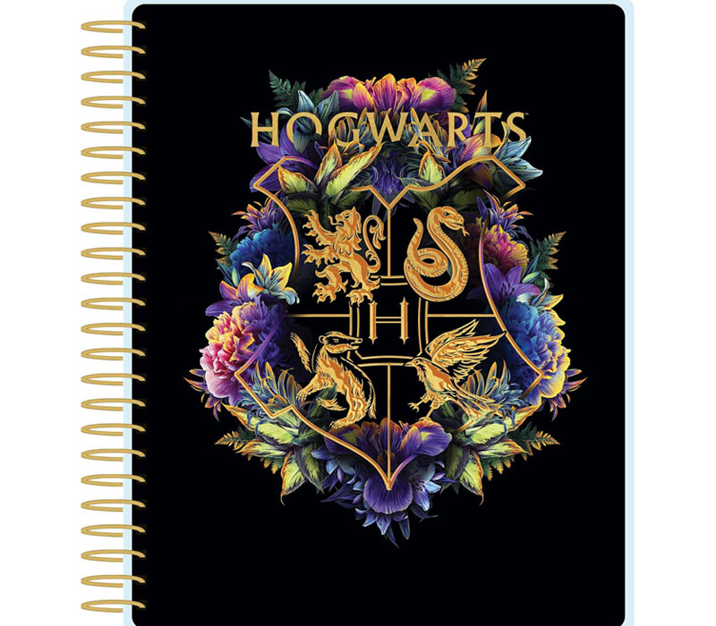 Paper House 12 Month Planner - Harry Potter Hogwarts Floral Crest