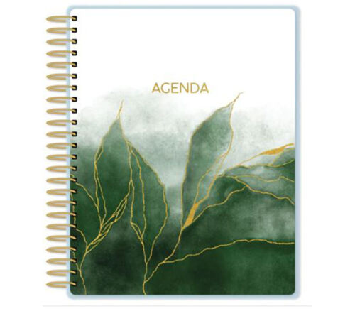 Paper House 12 Month Planner - Green Leaves