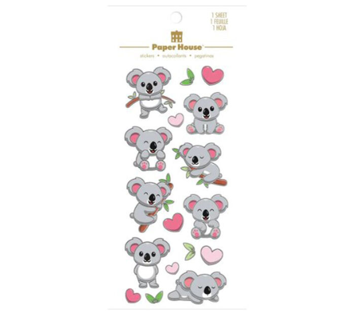 Paper House Foil Stickers - Koala