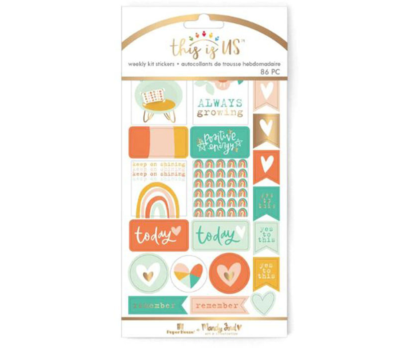 Paper House Planner Stickers - Mandy Ford Boho Rainbow