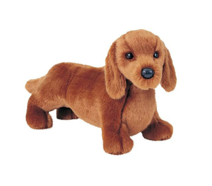 Douglas Plush Stuffed Animal - Gretel Red Dachshund