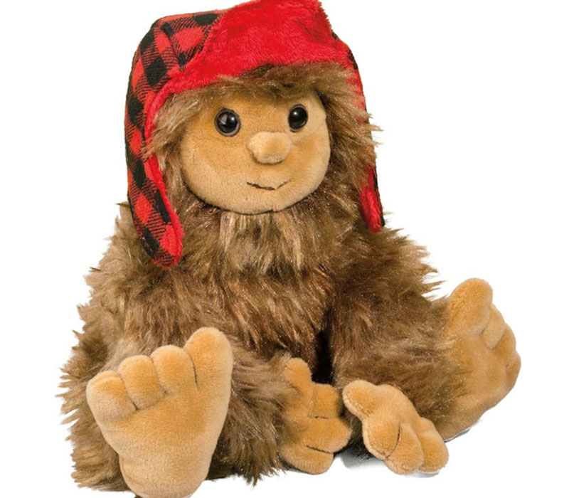 Douglas Plush Stuffed Animals - Sasquatch with Hat - 6-inch