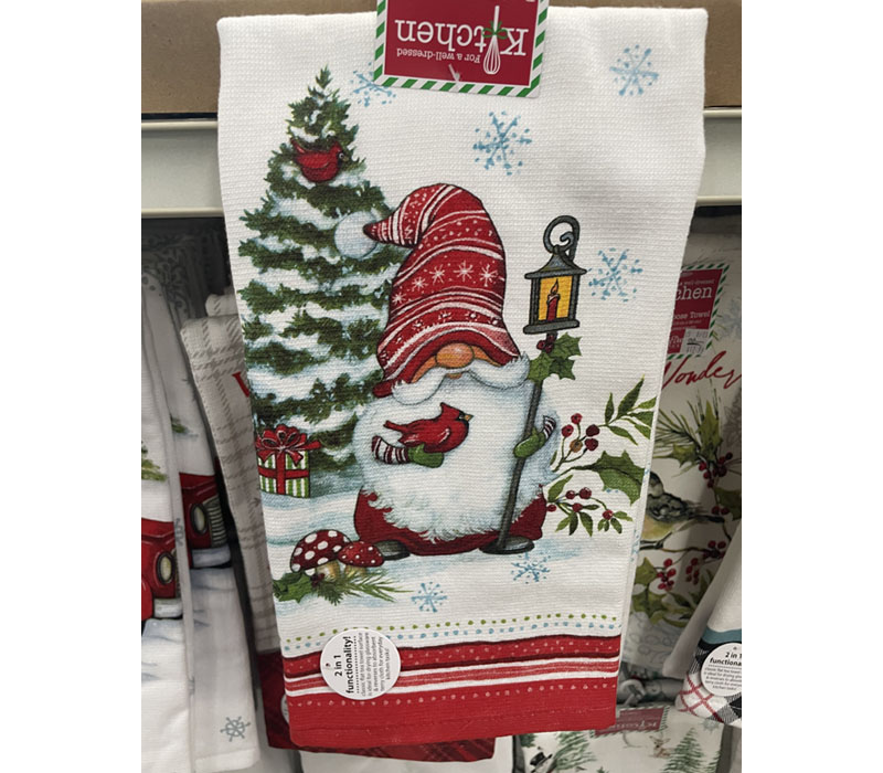 Kay Dee Terry Towel - Merry Christmas Season of Joy