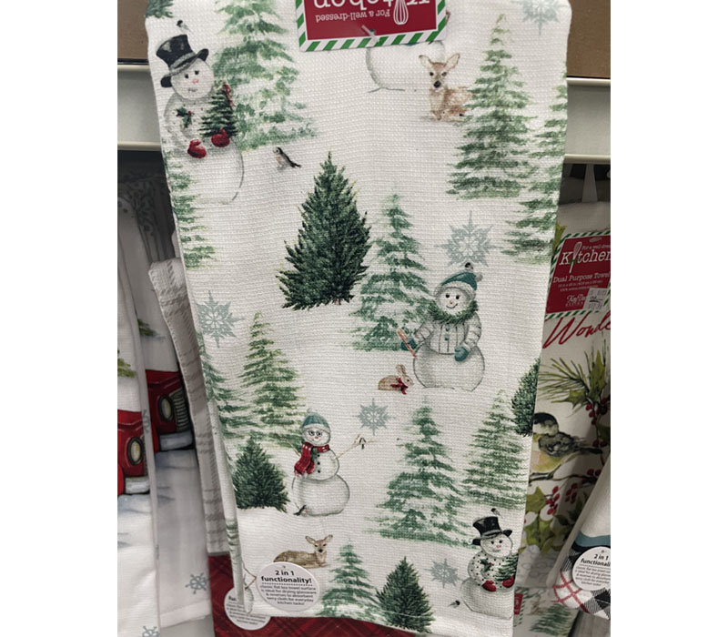 Kay Dee Terry Towel - Cozy Christmas