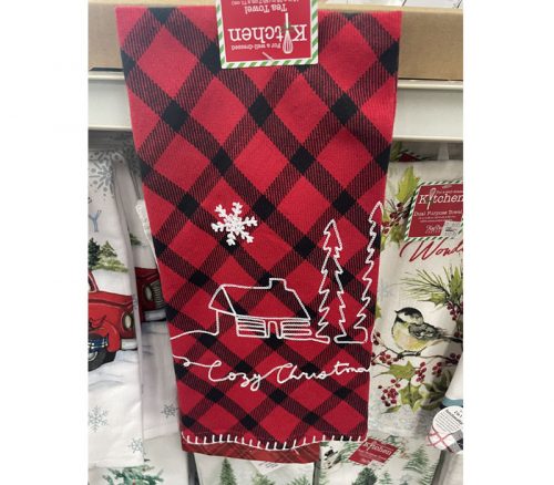 Kay Dee Terry Towel - Cozy Christmas