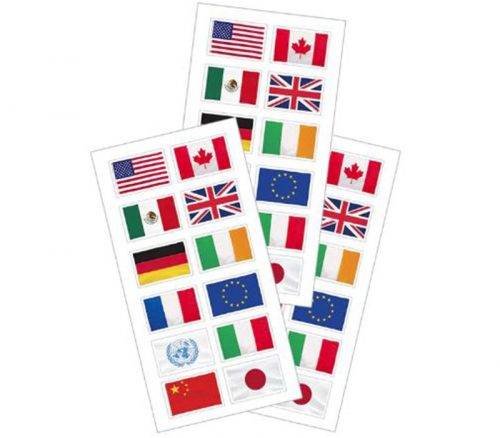 Paper House Stickers - World Flags