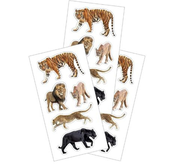 Paper House Stickers - Big Cats