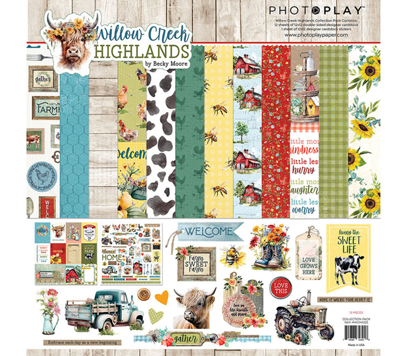 Photo Play Collection Pack - 12x12 - Willow Creek Highlands