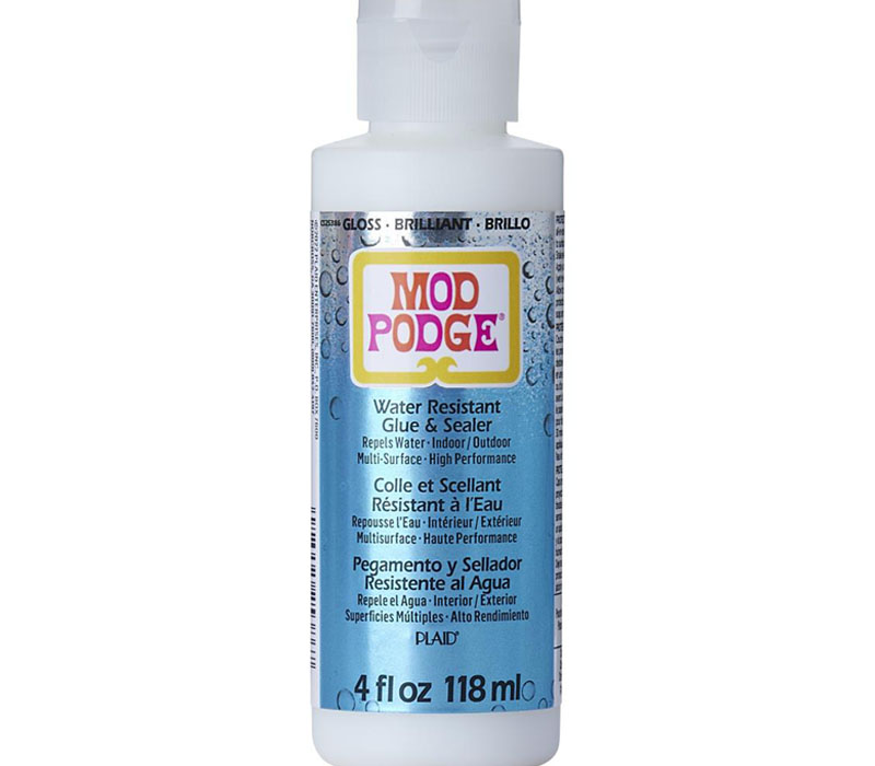 Plaid Mod Podge Water Resistant Gloss Glue and Sealer - 4-ounce