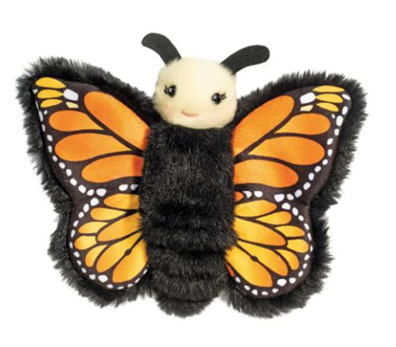 Douglas Plush Stuffed Animal - Monarch Mini Butterfly 8-inch
