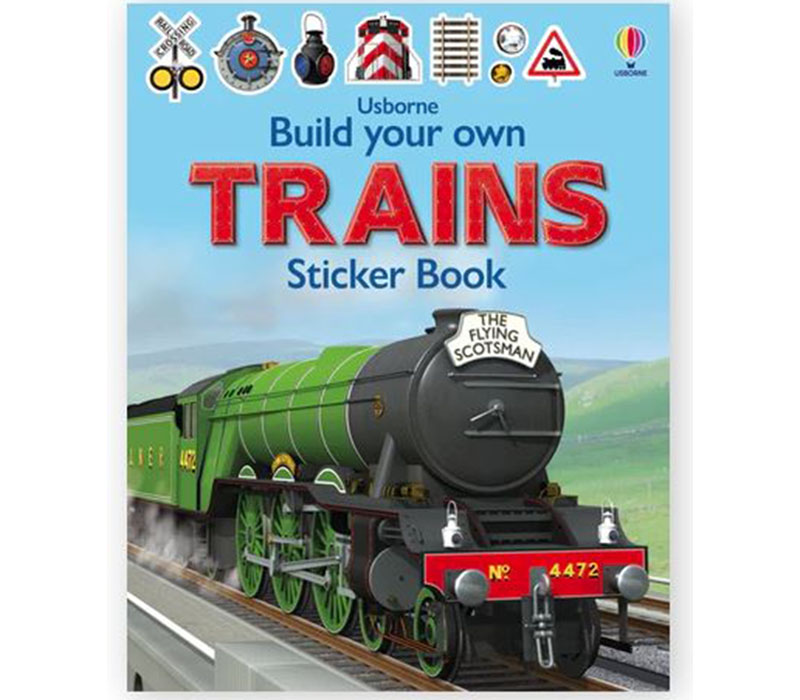 Build Your Own Sticker Book - Trains