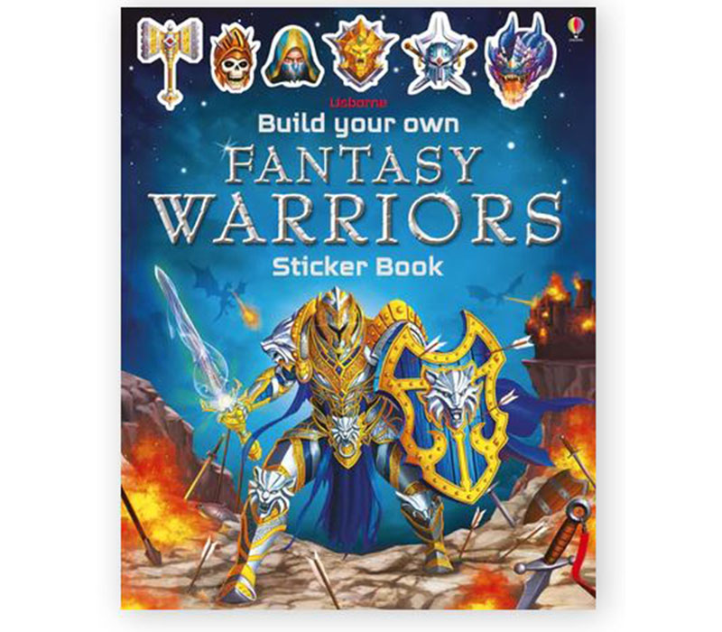 Build Your Own Sticker Book - Fantasy Warrior