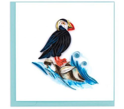 QuillingCard Quilled Greeting Card - Tuffed Puffin