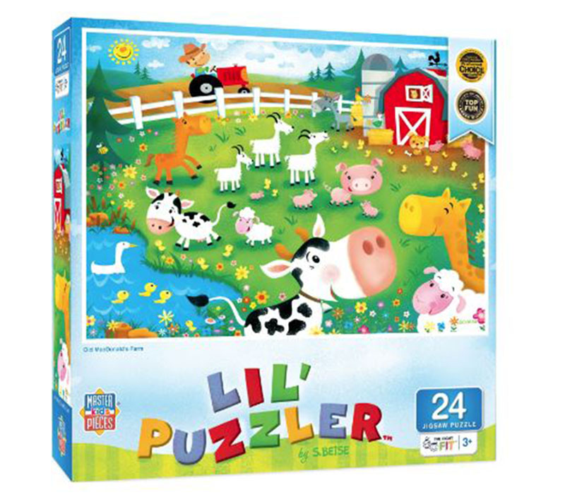 Masterpieces Lil Puzzler Old MacDonalds Farm Puzzle - 24 Piece
