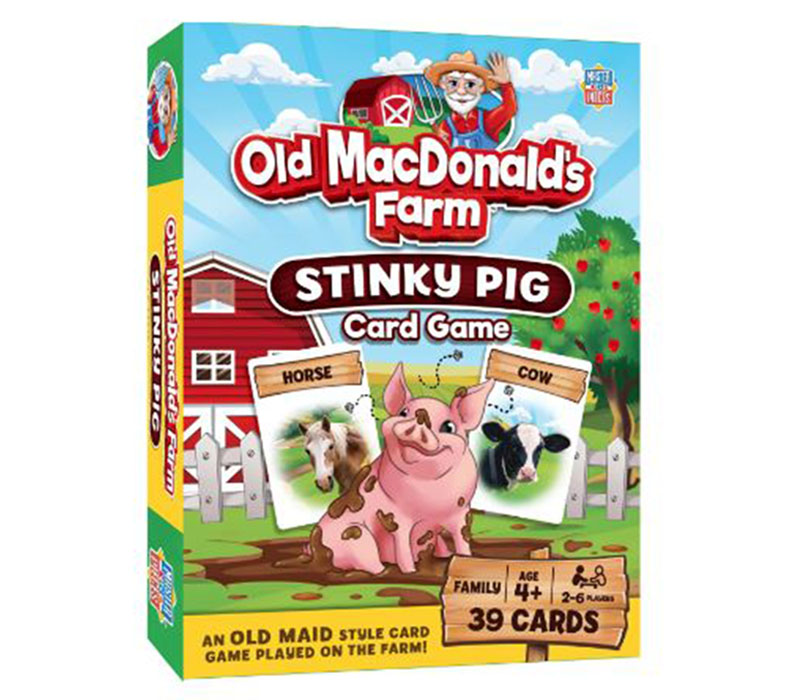 Masterpieces Old MacDonalds Farm Stinky Pig Card Game