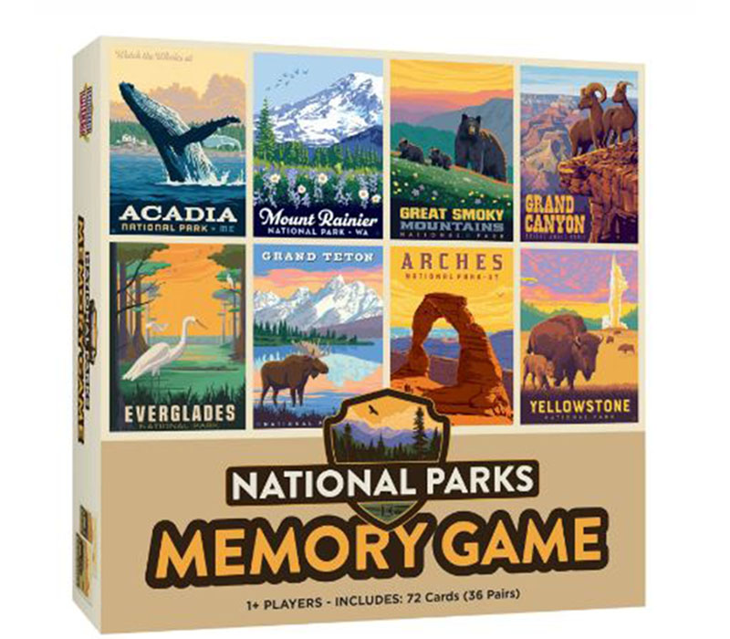 Masterpieces National Parks Memory Game
