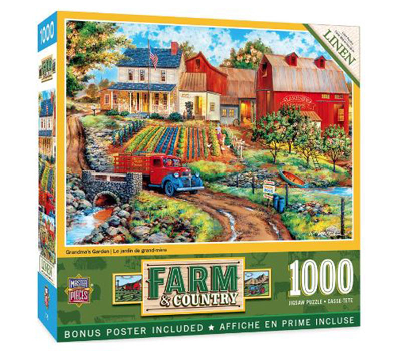 Masterpieces Farm and Country Grandmas Garden Puzzle - 1000 Piece