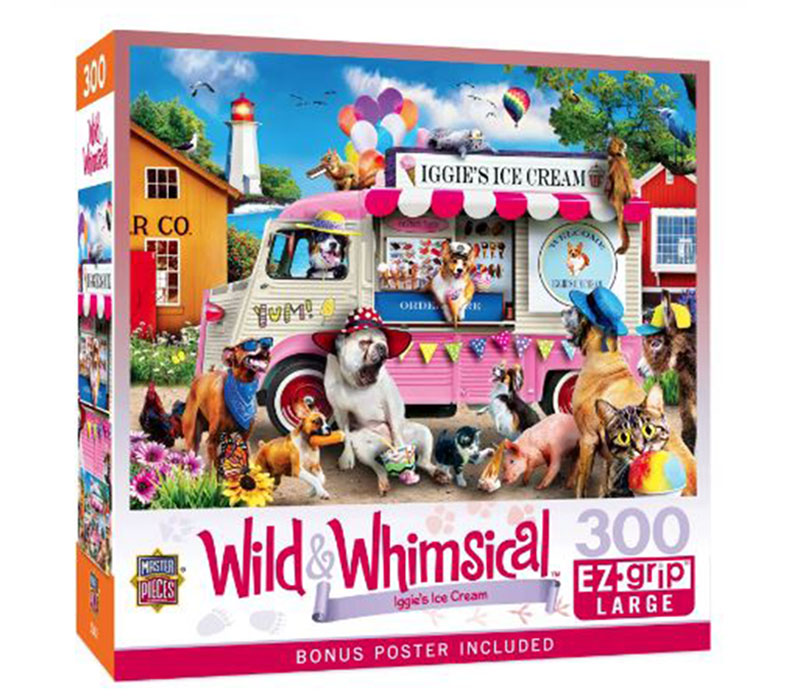 Masterpieces Wild and Whimsical Iggys Ice Cream Puzzle - 300 Piece
