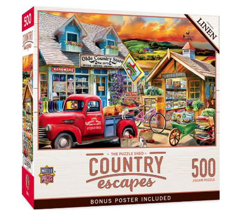 Masterpieces Country Escapes The Puzzle Shed Puzzle - 500 Piece