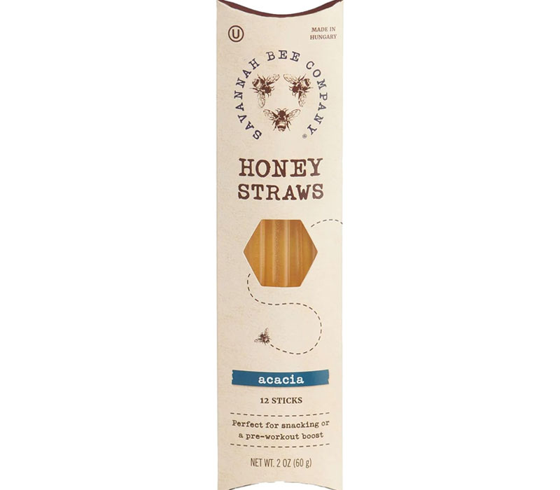 Savannah Bee Company Honey Straws - 12 Piece