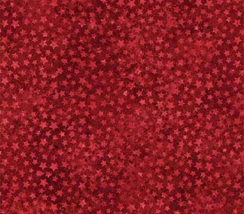 Fabric - Quilts of Valor Allover Tonal Red Stars