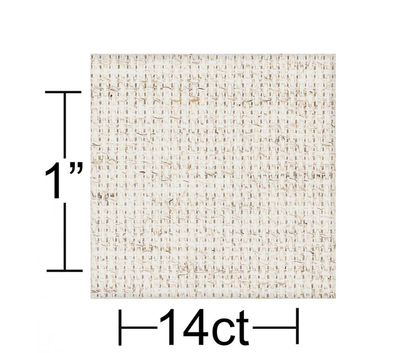 Aida Cloth 14 Count Sand