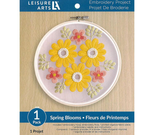 Mini Maker Spring Blooms Embroidery Kit