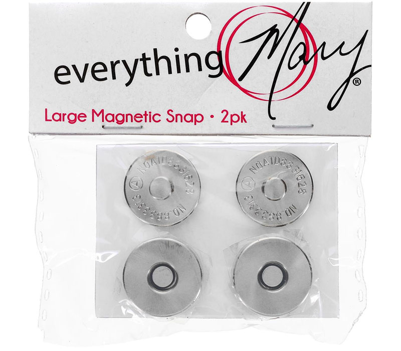 Everything Mary Magnetic Snap Lg Silver