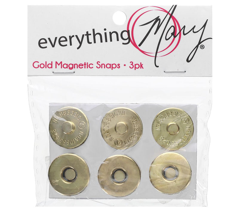 Magnetic Purse Snaps, Gold, DIY Craft Projects - Everything Mary